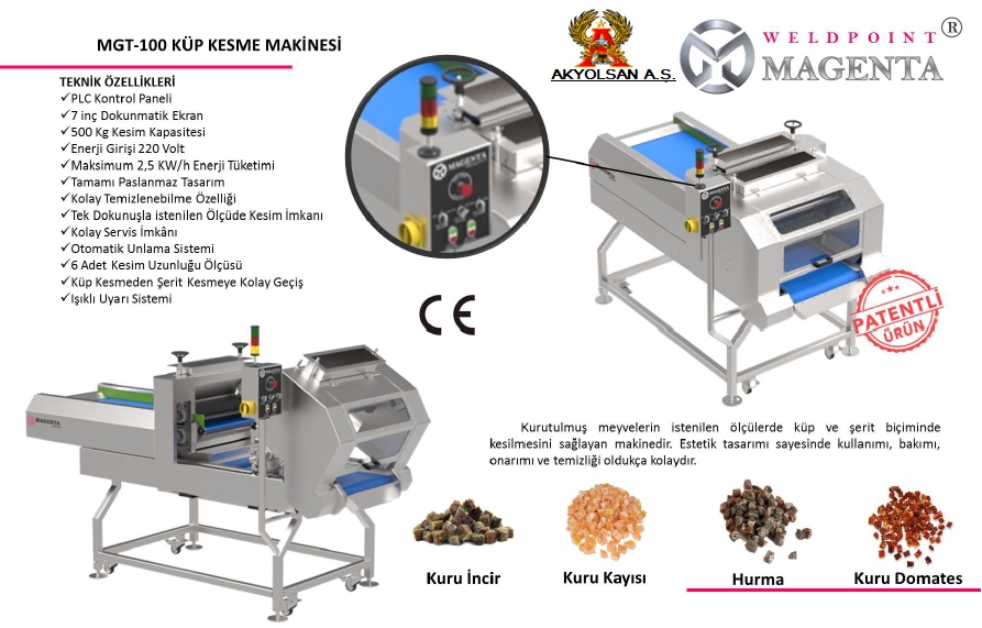 MGT-100 KÜP KESME MAKİNASI