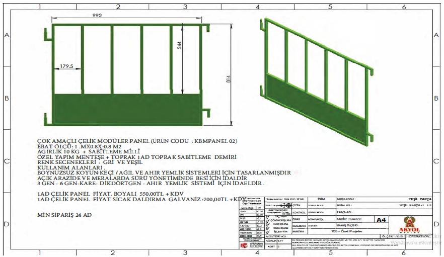 ÇOK AMAÇLI ÇELİK PANEL