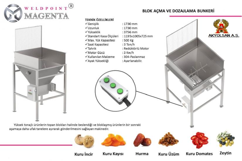 KURU İNCİR-KAYISI-HURMA-ÜZÜM-DOMATES-ERİK MAKİNALARI