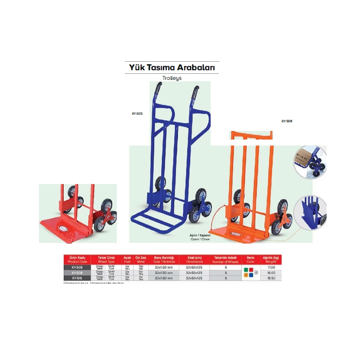 KY-508- 6 Tekerlekli Araba