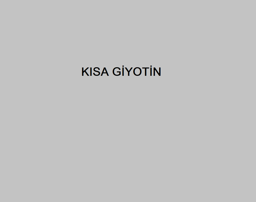 KISA GİYOTİN